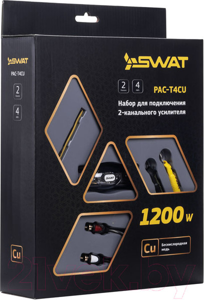 Изображение товара Набор для подключения автоакустики Swat PAC-T4CU