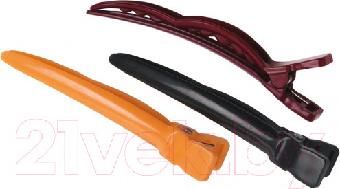 Изображение товара Набор зажимов для волос Dewal Волна / CL2419  (12 шт)