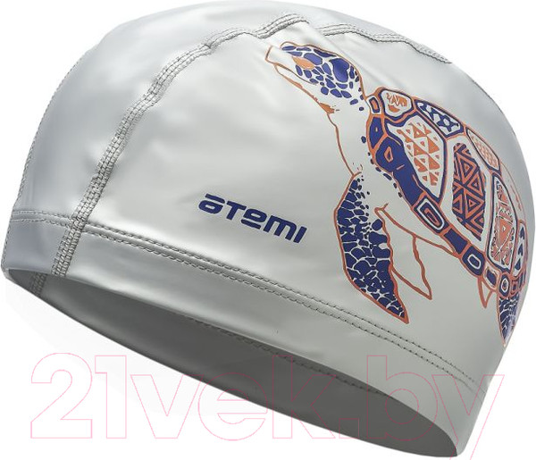 Изображение товара Шапочка для плавания Atemi PU 305 (серебристый)