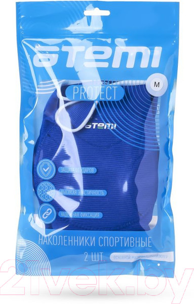 Изображение товара Наколенники защитные Atemi AKP-02 (M, синий)