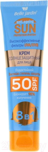 Изображение товара Крем солнцезащитный Belle Jardin Anti-Ageing Sun Protection System для лица SPF50 (100мл)