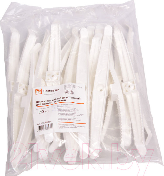 Изображение товара Скоба гвоздевая Промрукав PR13.0384 (белый)