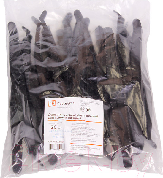 Изображение товара Скоба гвоздевая Промрукав PR13.0383 (черный)