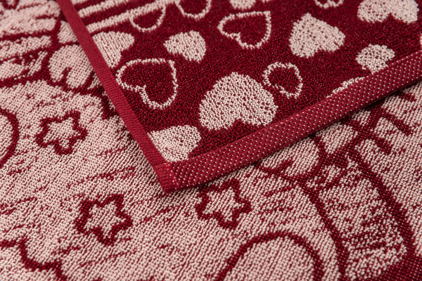 Изображение товара Полотенце Privilea Кити 21С5 (50x90, бордо)