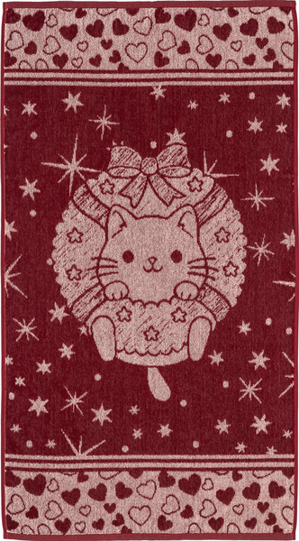 Изображение товара Полотенце Privilea Кити 21С5 (50x90, бордо)