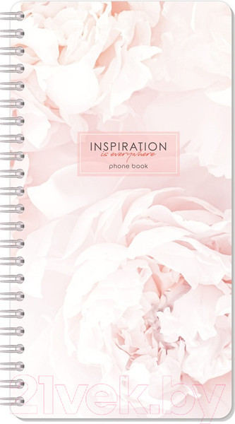 Изображение товара Телефонная книга OfficeSpace Цветы. For inspiration / Тк80г_48566 (80л)