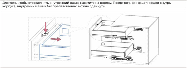 Изображение товара Крепление мебельное Boyard Старт SBH100/GR (с доводчиком)