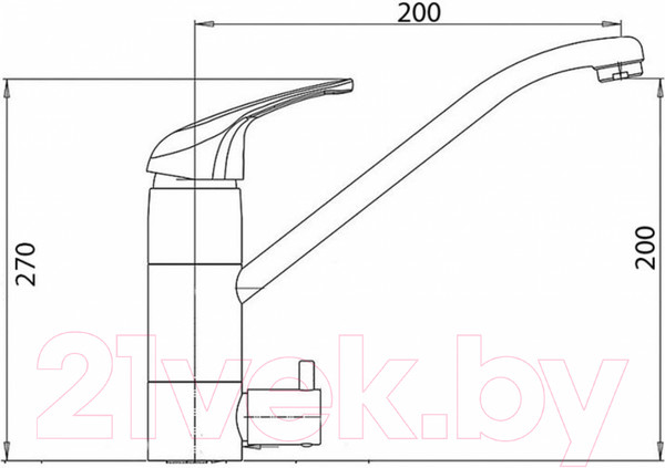 Изображение товара Смеситель Wisent W4298B