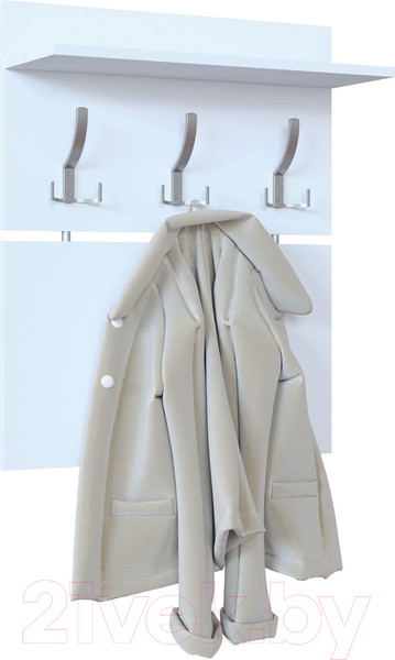 Изображение товара Вешалка для одежды Сокол-Мебель ВШ-4 (белый)