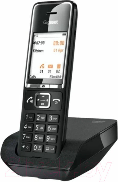 Изображение товара Беспроводной телефон Gigaset Comfort 550 RUS / S30852-H3001-S304 (черный)