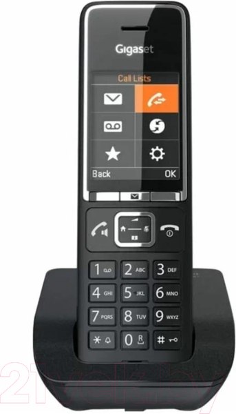 Изображение товара Беспроводной телефон Gigaset Comfort 550 RUS / S30852-H3001-S304 (черный)
