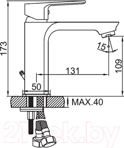 Изображение товара Смеситель Ledeme L1080Y