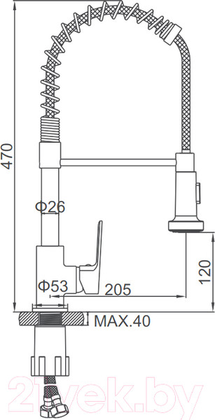 Изображение товара Смеситель Ledeme L4080B