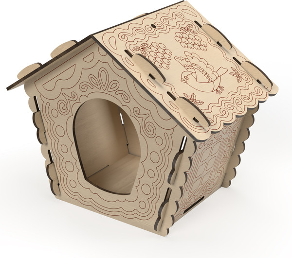 Изображение товара Набор для творчества Десятое королевство Кормушка для птиц. Пряничный домик / 04365
