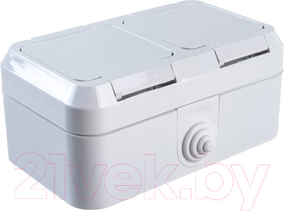 Изображение товара Розетка Makel ОП 16А IP44 / 18354 (белый)
