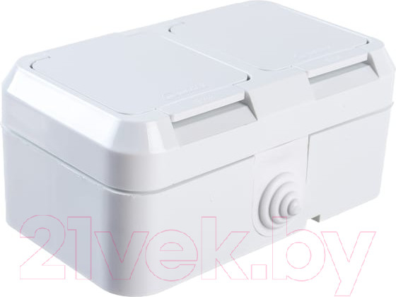 Изображение товара Розетка Makel ОП 16А IP44 / 18354 (белый)
