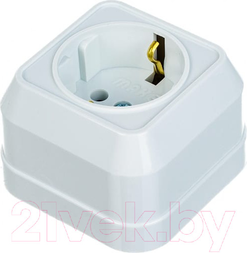 Изображение товара Розетка Makel ОП 16А IP20 / 45108 (белый)