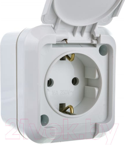 Изображение товара Розетка Makel ОП 16А IP44 / 18304 (белый)