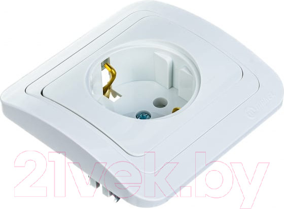 Изображение товара Розетка Makel Mimoza 12028 (белый)