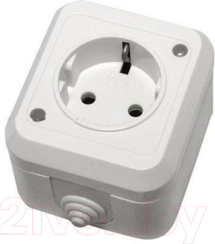 Изображение товара Розетка Makel ОП 16А IP44 / 18308 (белый)