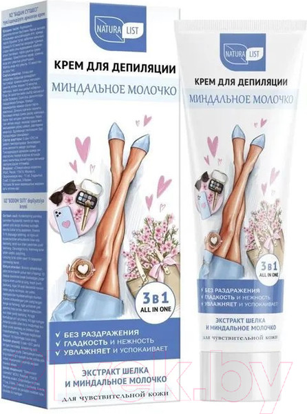 Изображение товара Крем для депиляции Naturalist Миндальное молочко (100мл)