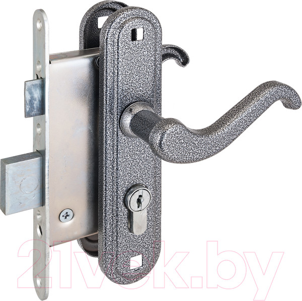 Изображение товара Замок врезной Зенит ЗВ4-3.02 (серебристый)