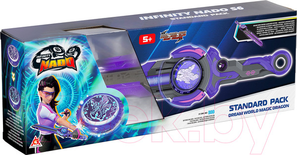 Изображение товара Игрушка детская Infinity Nado Волчок Эпик ЛончерСтандарт Magic Dragon / 40601