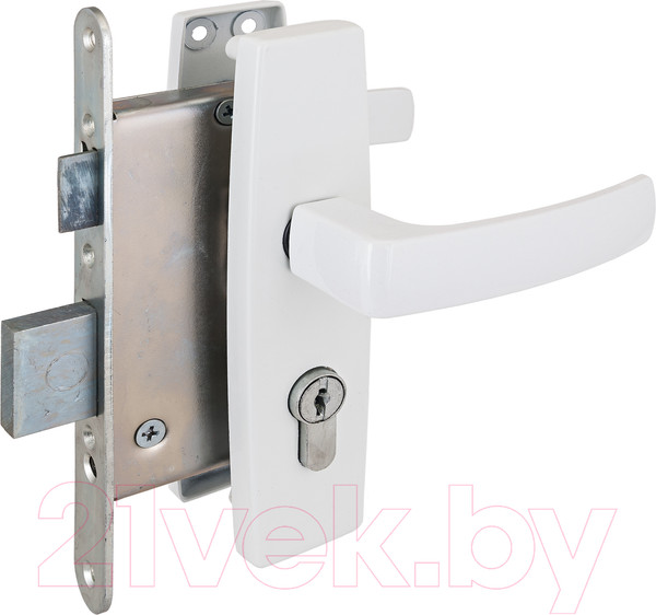 Изображение товара Замок врезной Зенит ЗВ4-3.04 (белый)