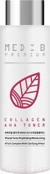 Изображение товара Тонер для лица Med B Premium Collagen AHA Toner Увлажняющий (200мл)