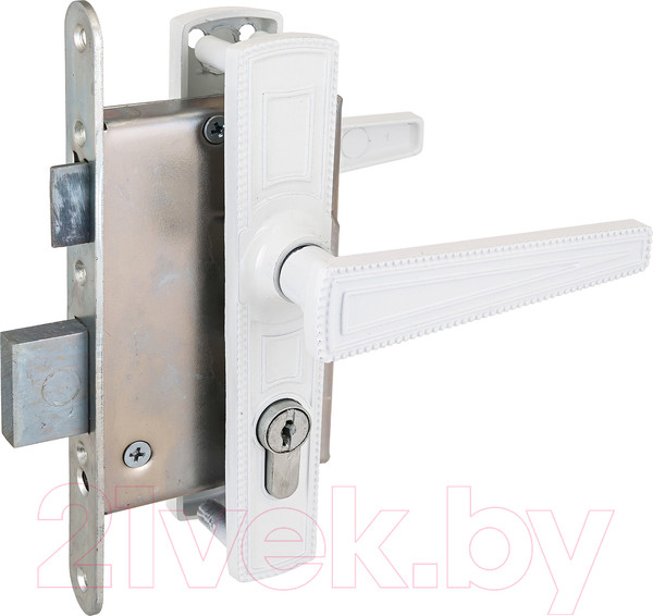 Изображение товара Замок врезной Зенит ЗВ4-3.01 (белый)