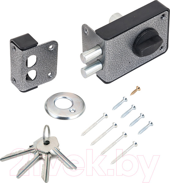 Изображение товара Замок накладной Зенит ЗН1-3-1 (серебристый)