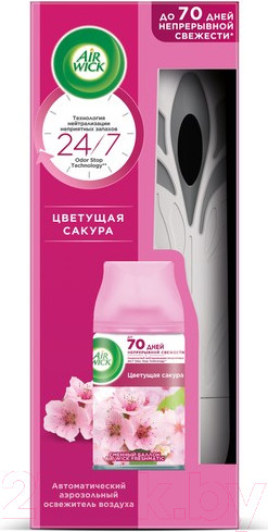 Изображение товара Автоматический освежитель воздуха Air Wick Freshmatic Pure Цветущая сакура  (250мл)