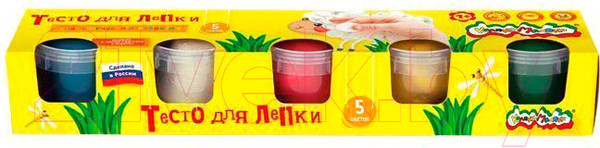 Изображение товара Набор для лепки Каляка-Маляка ТЛКМ-05 (5цв)