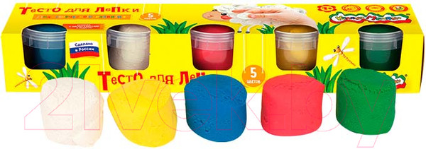 Изображение товара Набор для лепки Каляка-Маляка ТЛКМ-05 (5цв)