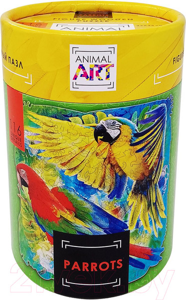 Изображение товара Пазл Нескучные игры Animal Art Попугаи / 8390/24