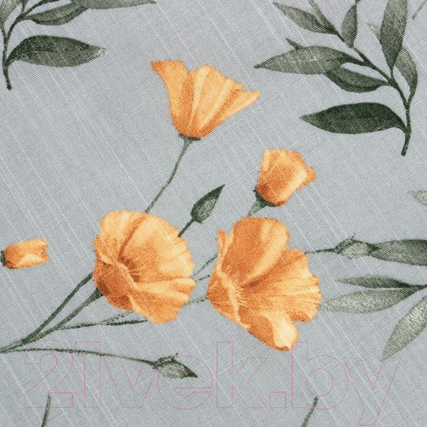Изображение товара Комплект штор Этель Yellow Poppies / 9322484 (149x180, 2шт, с подхватами)