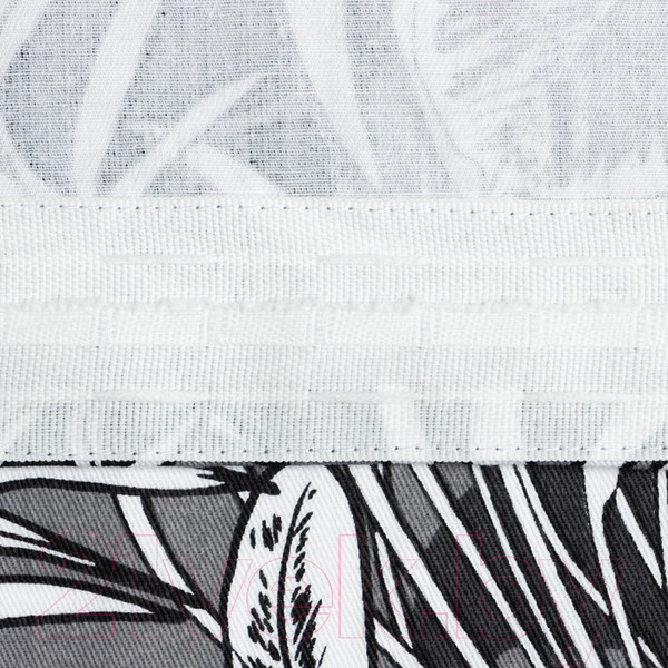 Изображение товара Комплект штор Этель Palm Leaves / 9322475 (149x180, 2шт, с подхватами)