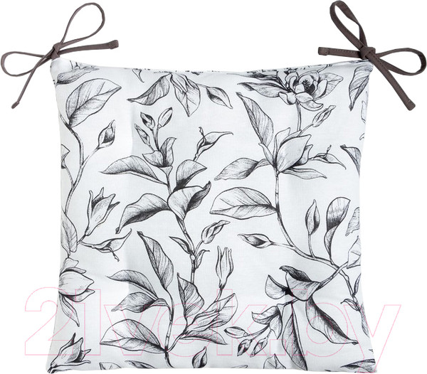 Изображение товара Подушка на стул Доляна Plant Leaves / 9322534 (42x42)