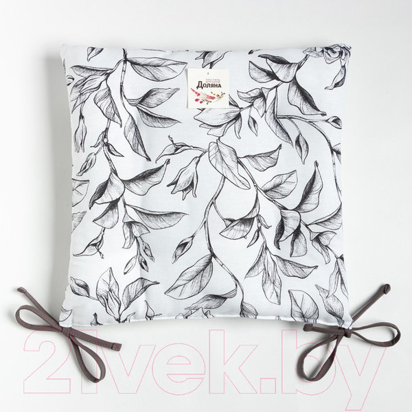 Изображение товара Подушка на стул Доляна Plant Leaves / 9322534 (42x42)