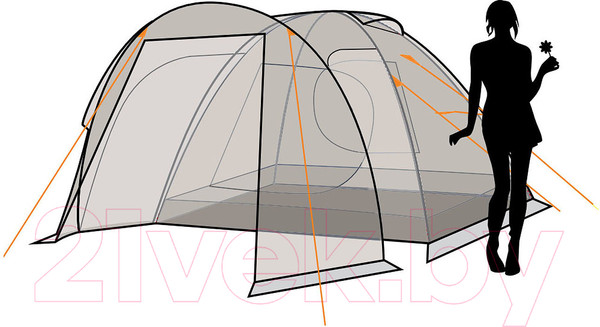 Изображение товара Палатка Canadian Camper Rino 4 (Royal)