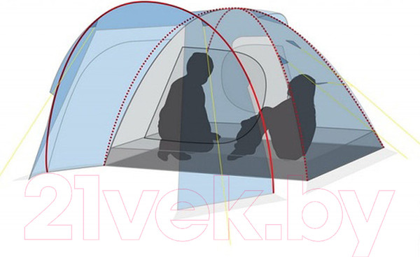 Изображение товара Палатка Canadian Camper Rino 4 (Royal)