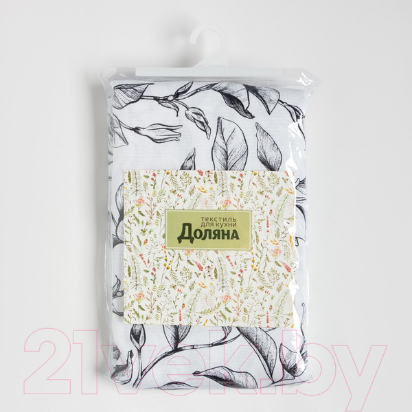 Изображение товара Комплект штор Доляна Plant Leaves / 9322533 (146x180)