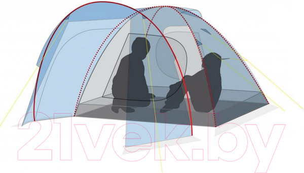 Изображение товара Палатка Canadian Camper Rino 2 (Woodland)