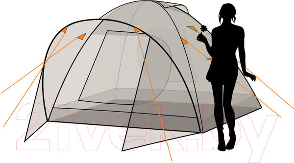Изображение товара Палатка Canadian Camper Karibu 2 (Royal)