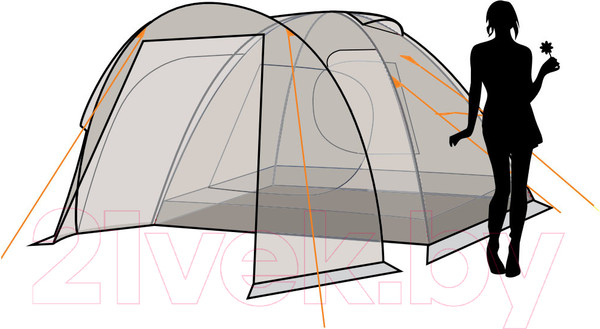 Изображение товара Палатка Canadian Camper Rino 2 (Royal)