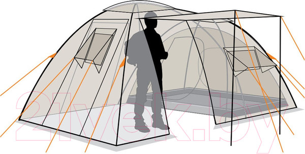 Изображение товара Палатка Canadian Camper Grand Canyon 4 (Royal)
