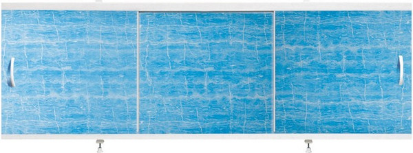 Изображение товара Экран для ванны Alavann Оптима 170 (серо-синий мрамор)