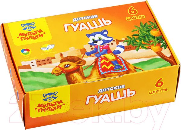 Изображение товара Гуашь Мульти-пульти Енот в Марокко / ГД_10272 (6цв)