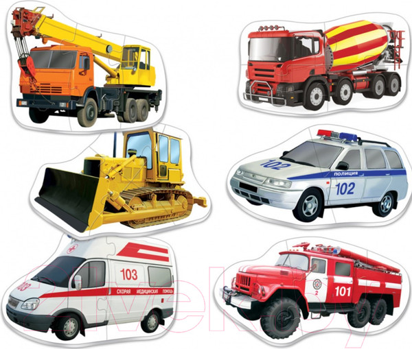 Изображение товара Развивающая игра Русский стиль Maxi Спецтехника / 02547