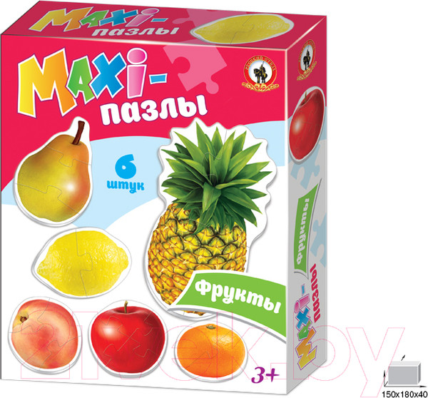 Изображение товара Развивающая игра Русский стиль Maxi Фрукты / 02543